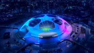 star-shaped logo of the UEFA Champions League