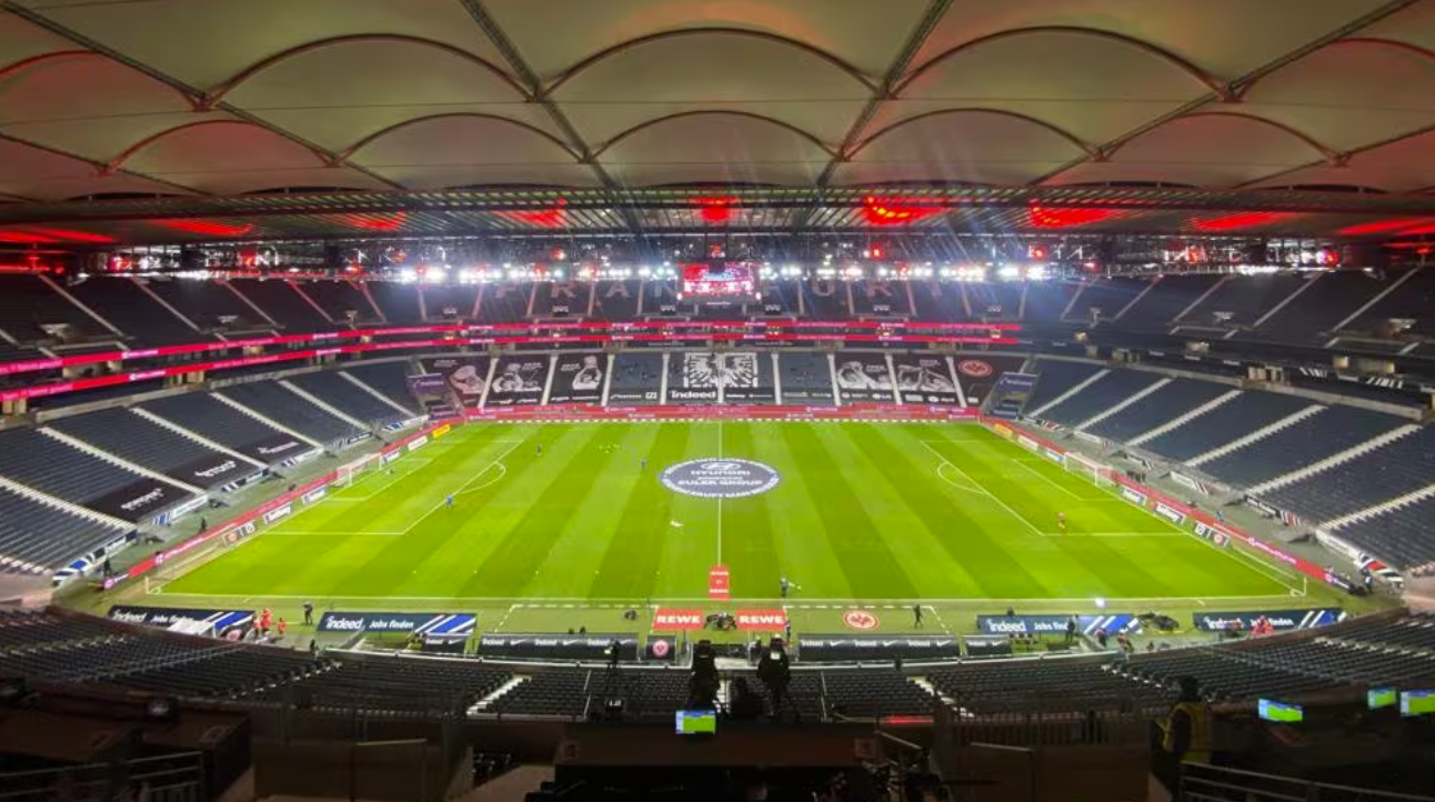Deutsche Bank Park is a multi-functional stadium in Frankfurt