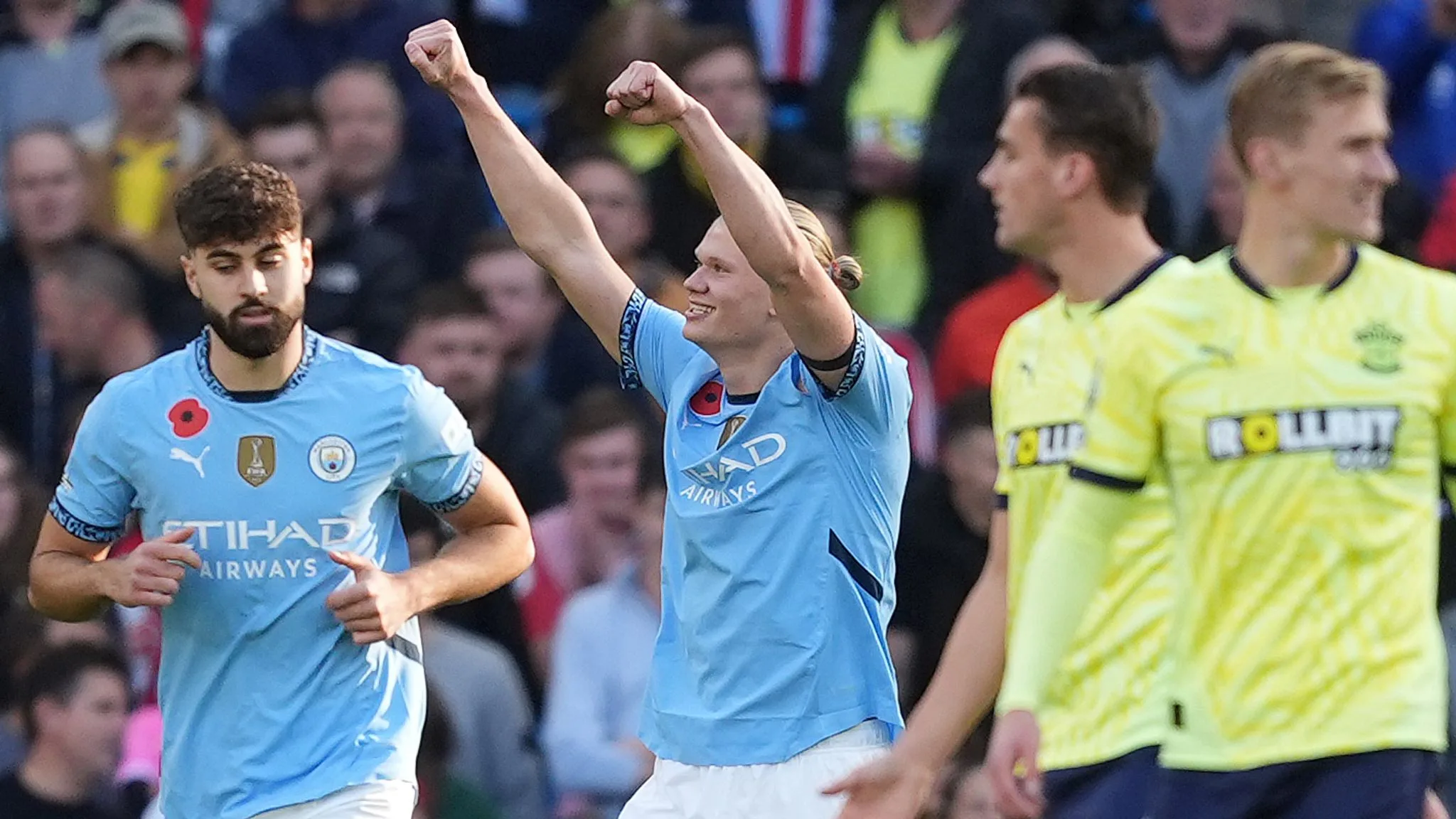 Victory Over Southampton Propels Manchester City to Top of the League