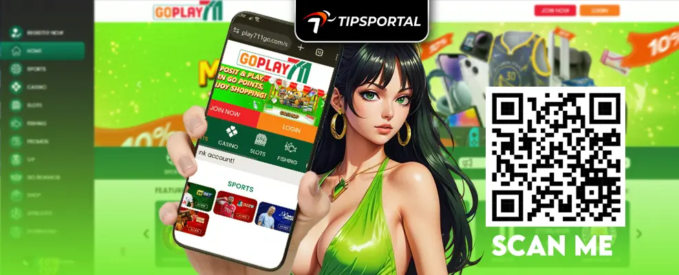 GOPLAY711 scan to sign up