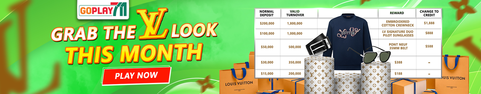Grab LV look Promo