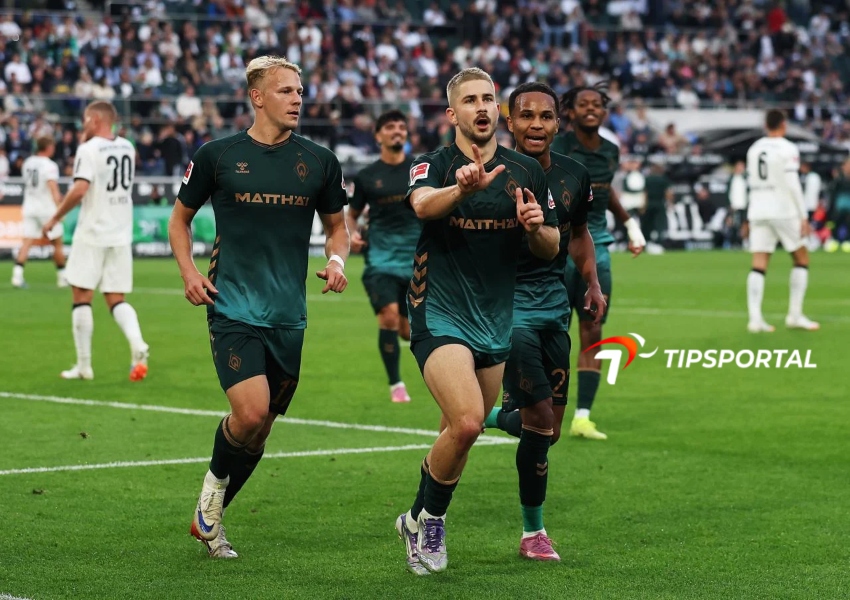Borussia Mönchengladbach Overwhelmed as Werder Bremen Claims Commanding Win at Stadion im Borussia-Park