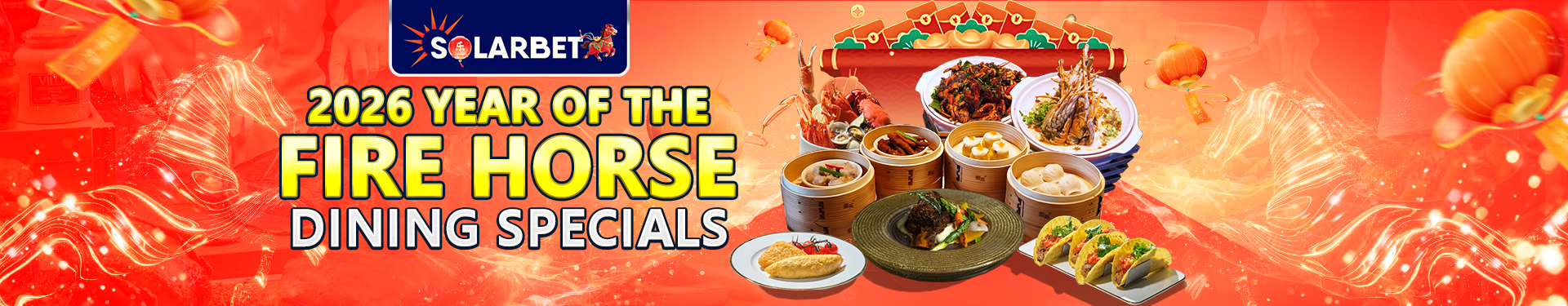 Year of the fire horse solarbet promo