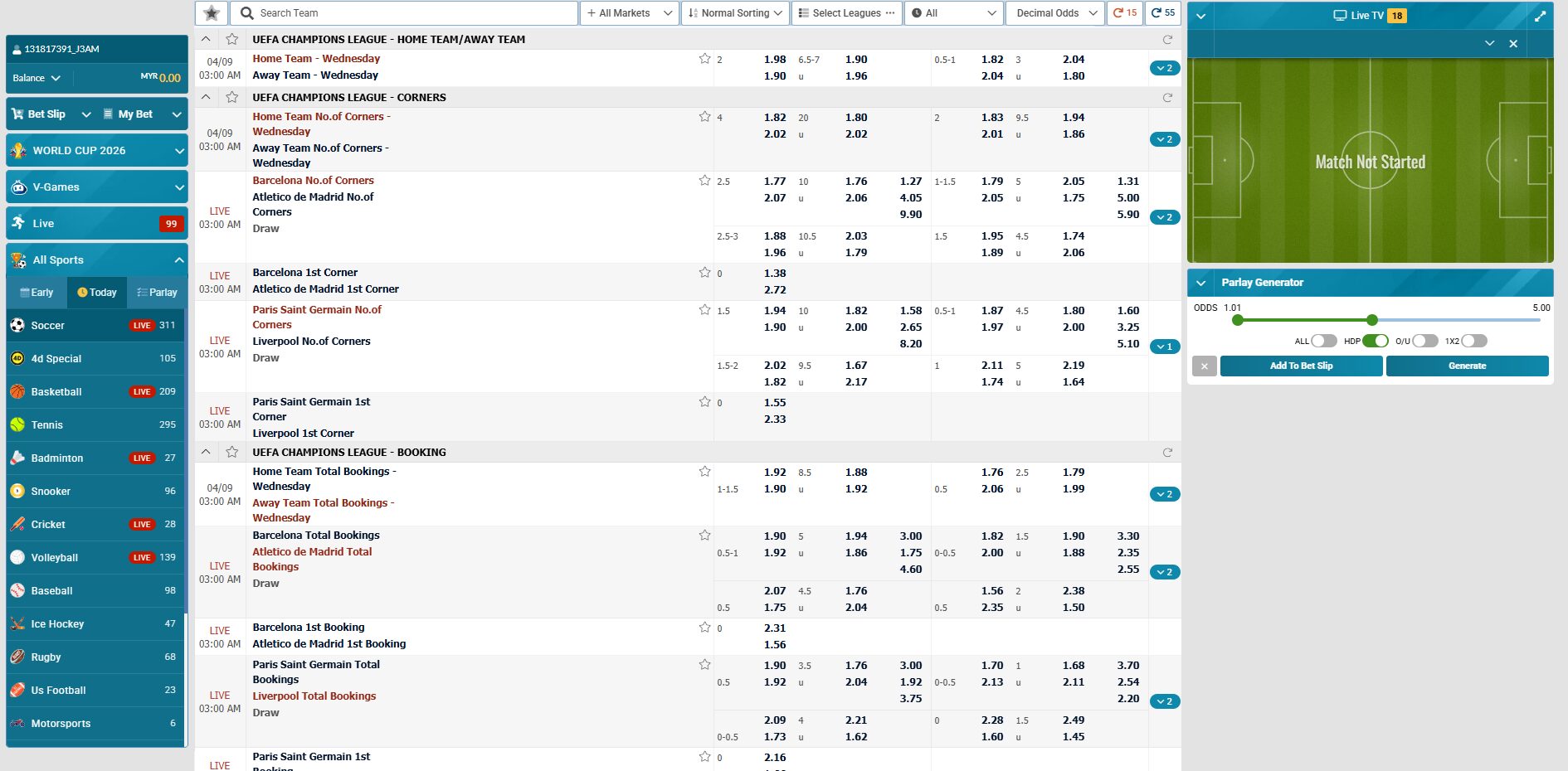 football leagues to bet 