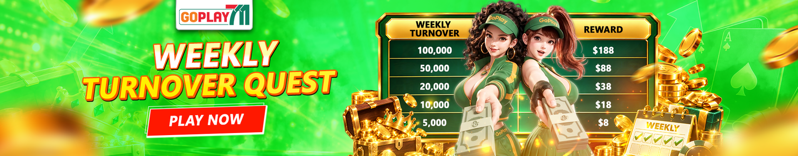 Weekly Turnover Quest GoPlay711